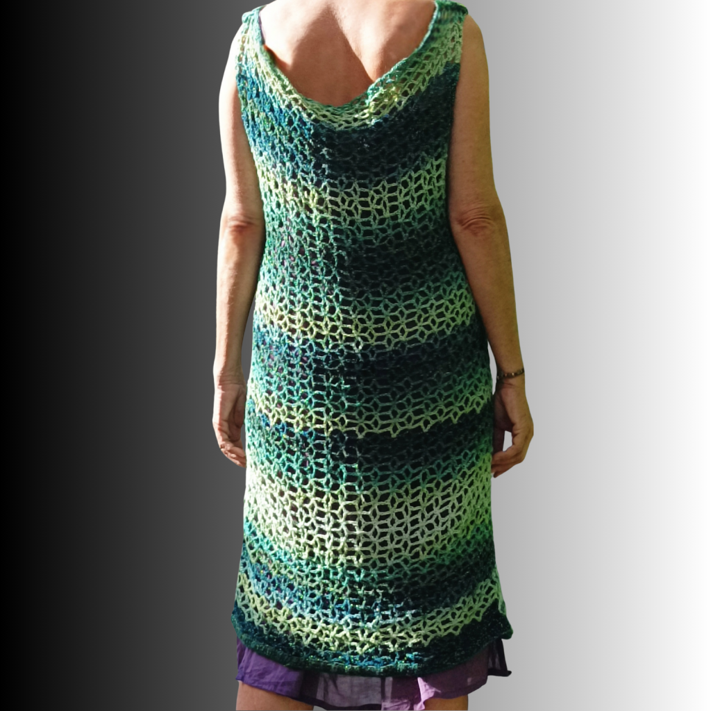 spring crochet dress